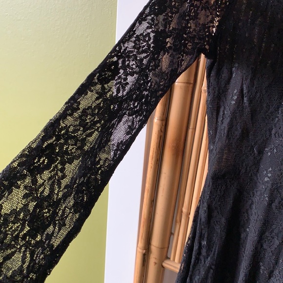 Zara black lace dress. Size US M - Picture 3 of 5